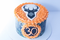 Adam's Deer Hunting Birthday Cake